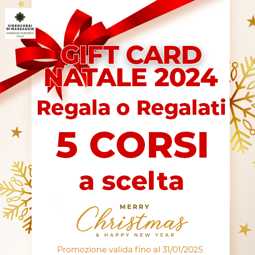 Gift Card Natalizia Massaggio Ayurvedico Italia